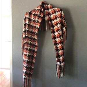 Chunky weave scarf